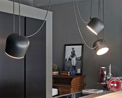 hkjhk Flos-Aim Drum Chandelier