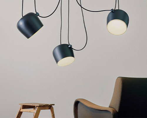 uuyyh Flos-Aim Drum Chandelier